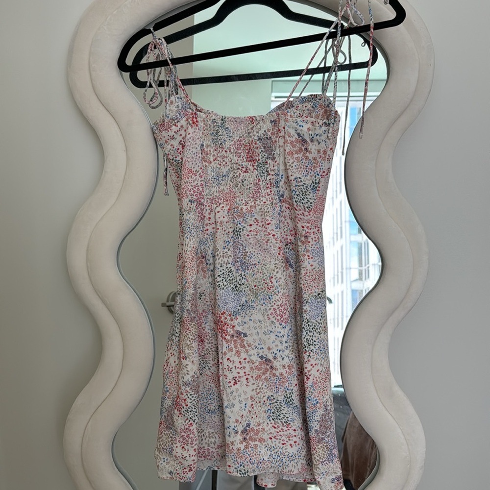 Aritzia Multicolor Spaghetti Strap Mini Dress - image 3